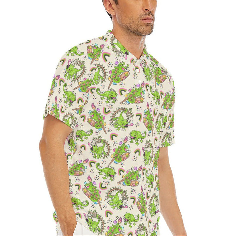 Colorful Chameleon Splash - Men's Polo Shirt