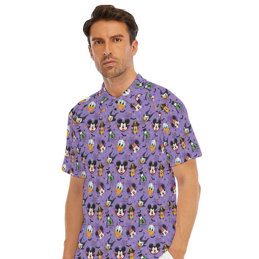 Halloween Friends in Costume - Men's Polo Shirt
