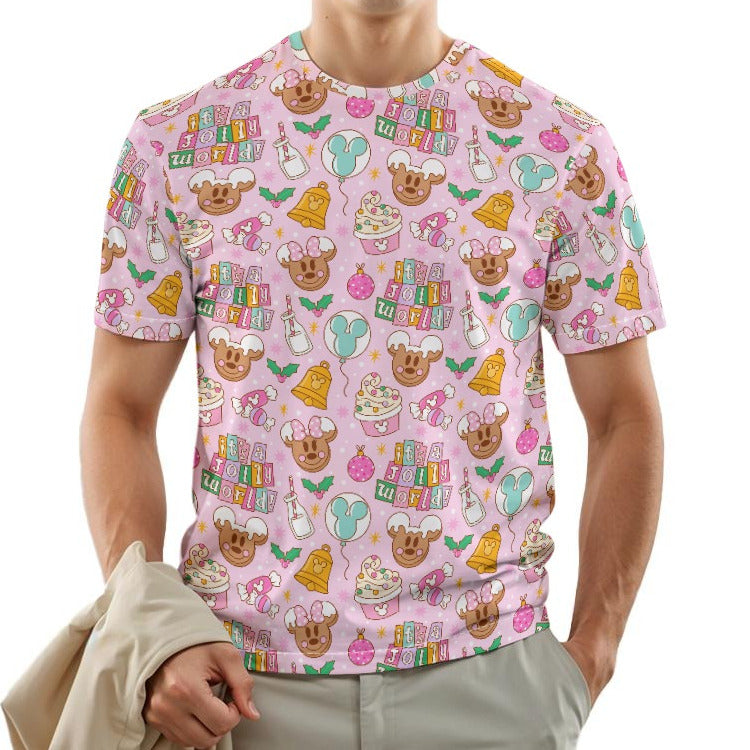 Tiny World Christmas Sugar Rush - Men's Short Sleeve T-Shirt