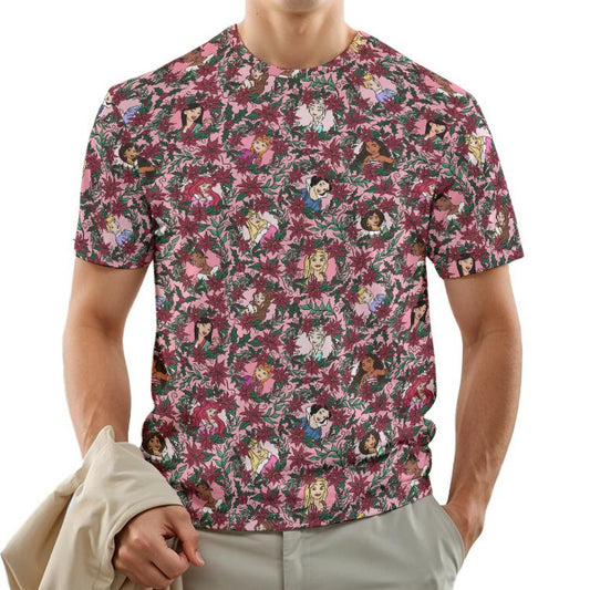 Poinsettia Princess Posse - Men's Short Sleeve T-Shirt
