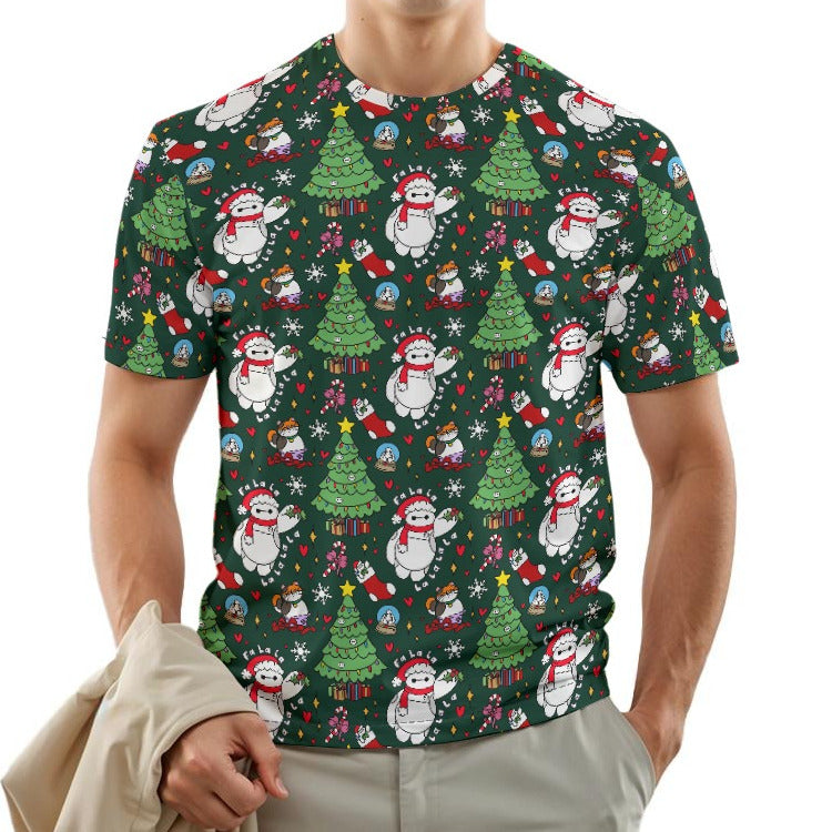 Robot Christmas Cheer - Men's Short Sleeve T-Shirt