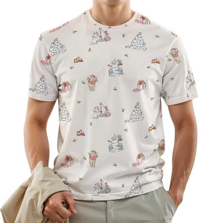 Storybook Christmas Cameo Mix - Men's Short Sleeve T-Shirt