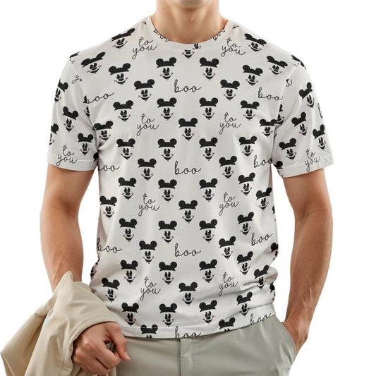 Spooky Mouse Greetings - Men's Short Sleeve T-Shirt