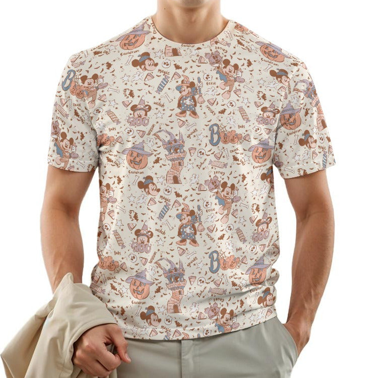 Vintage Halloween Doodles - Men's Short Sleeve T-Shirt