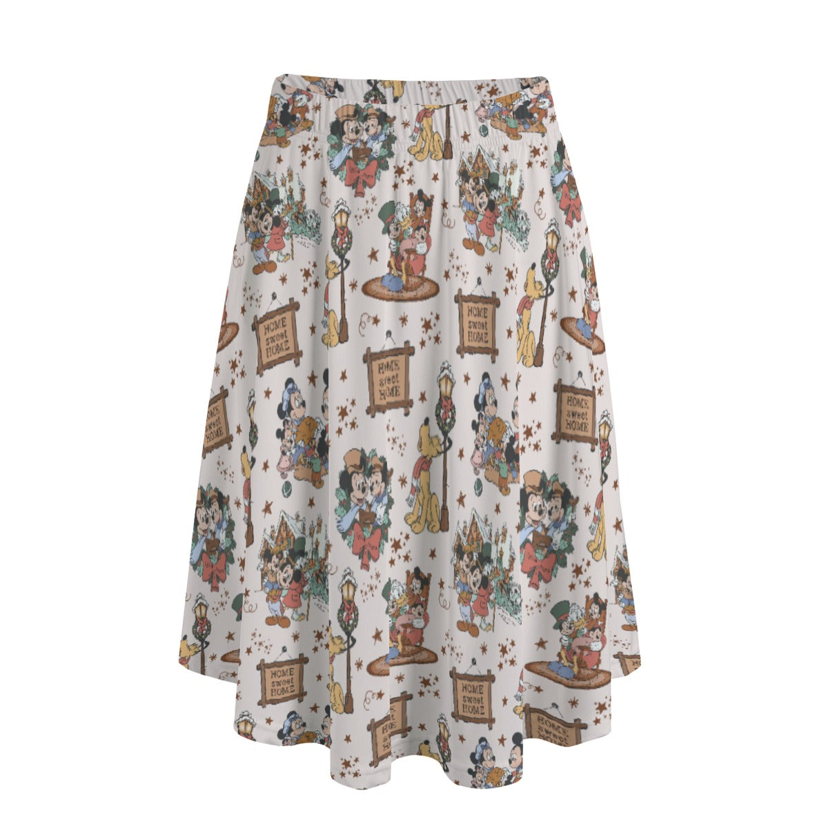 Victorian Holiday Celebration - Women's Pocket Midi Skirt