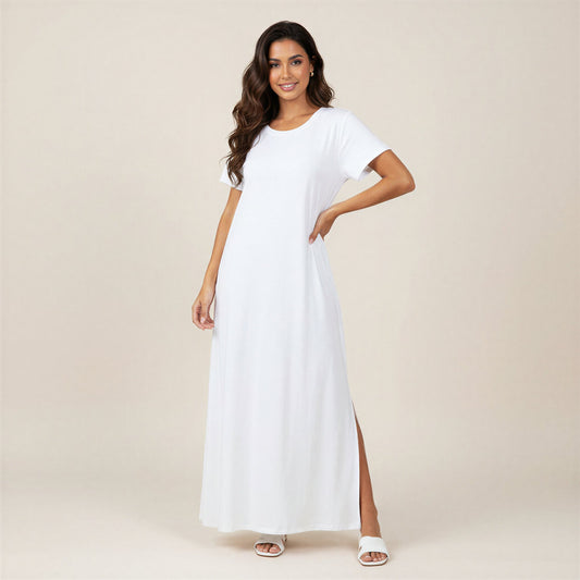 Pick Any Print from our Shop - Women's Crew Neck Maxi Dress