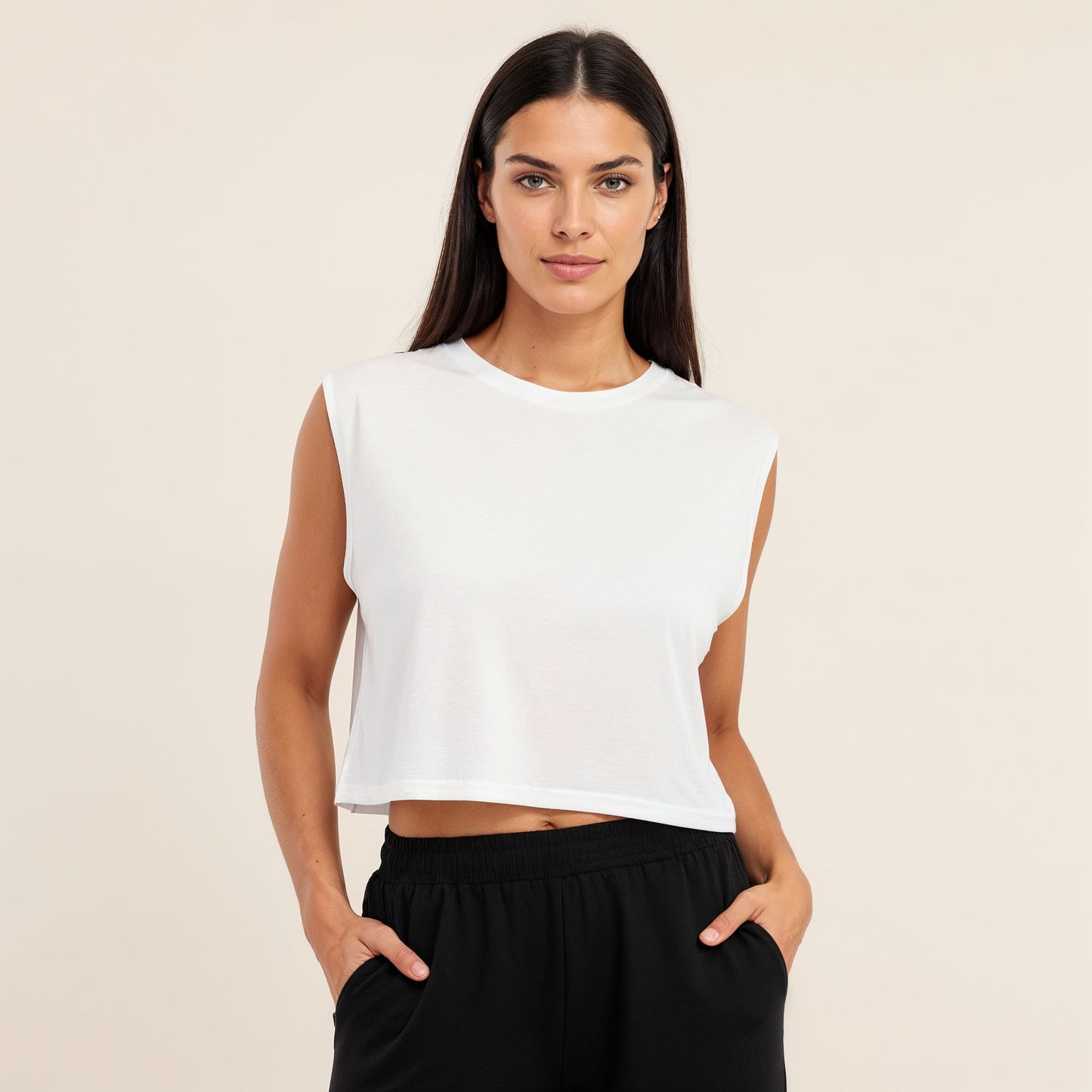 Pick Any Print from our Shop - Women’s Sleeveless Cropped Tee