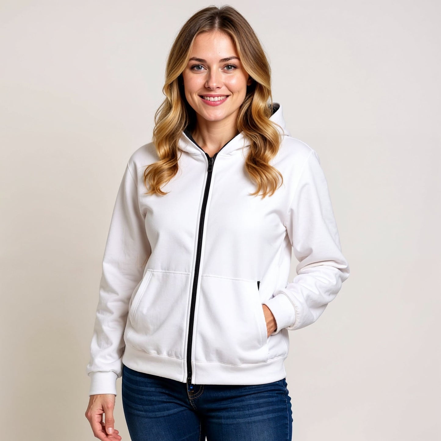 Pick Any Print from our Shop - Unisex Sherpa Fleece Zip-Up Hoodie