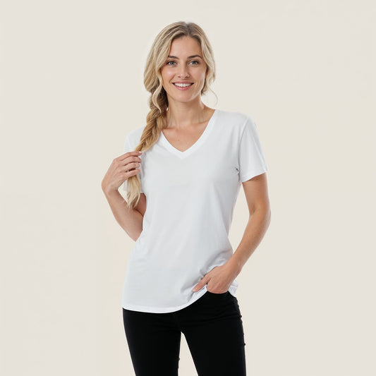 Pick Any Print from our Shop - Women's Short Sleeve V-Neck T-Shirt