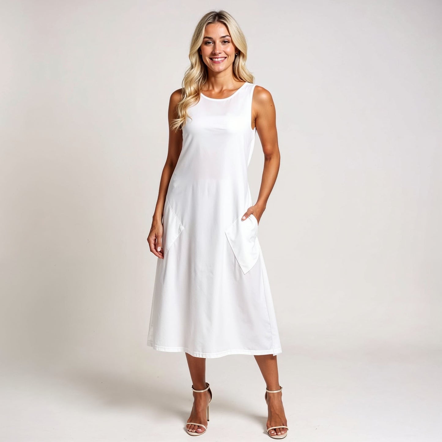 Pick Any Print from our Shop - Women’s Diagonal Pocket Midi Dress