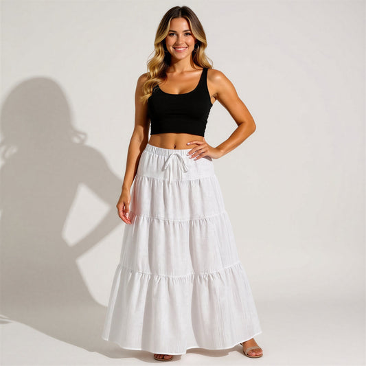 Pick Any Print from our Shop - Women’s Boho Tiered Maxi Skirt