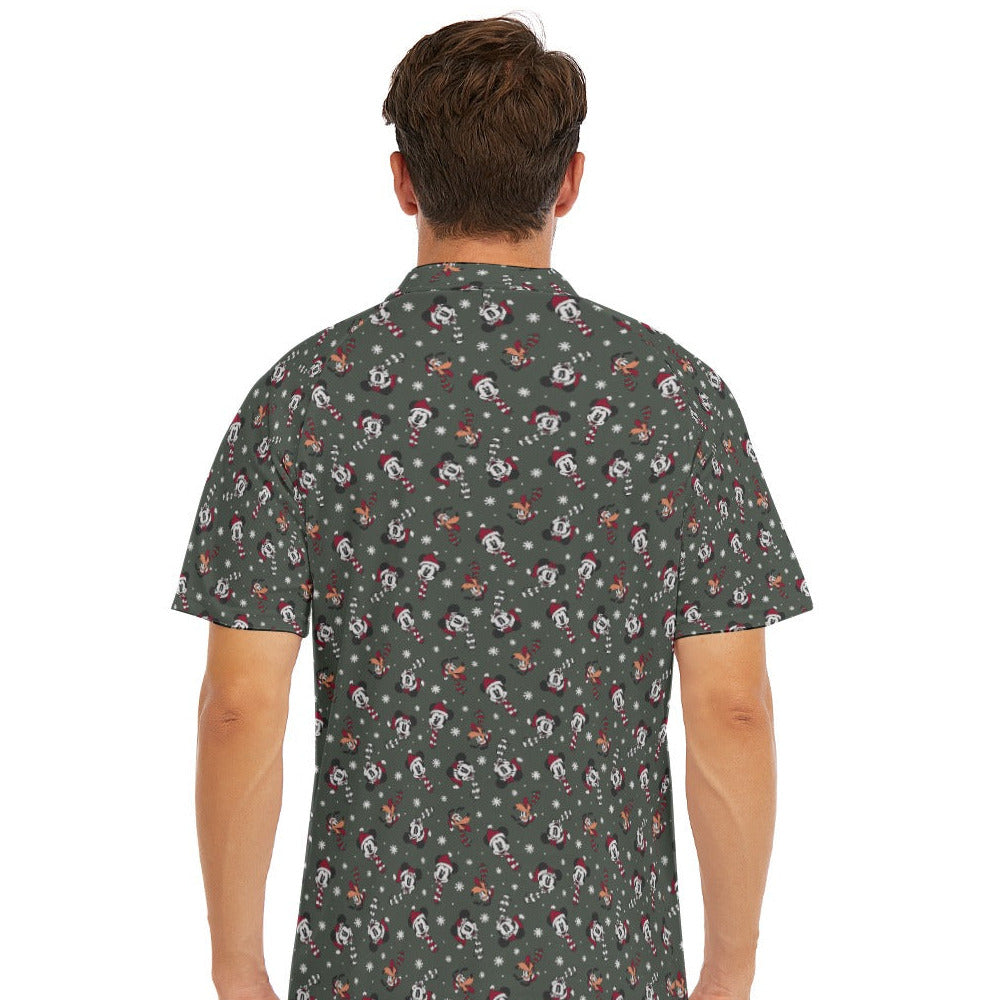Vintage Holiday Friends - Men's Polo Shirt