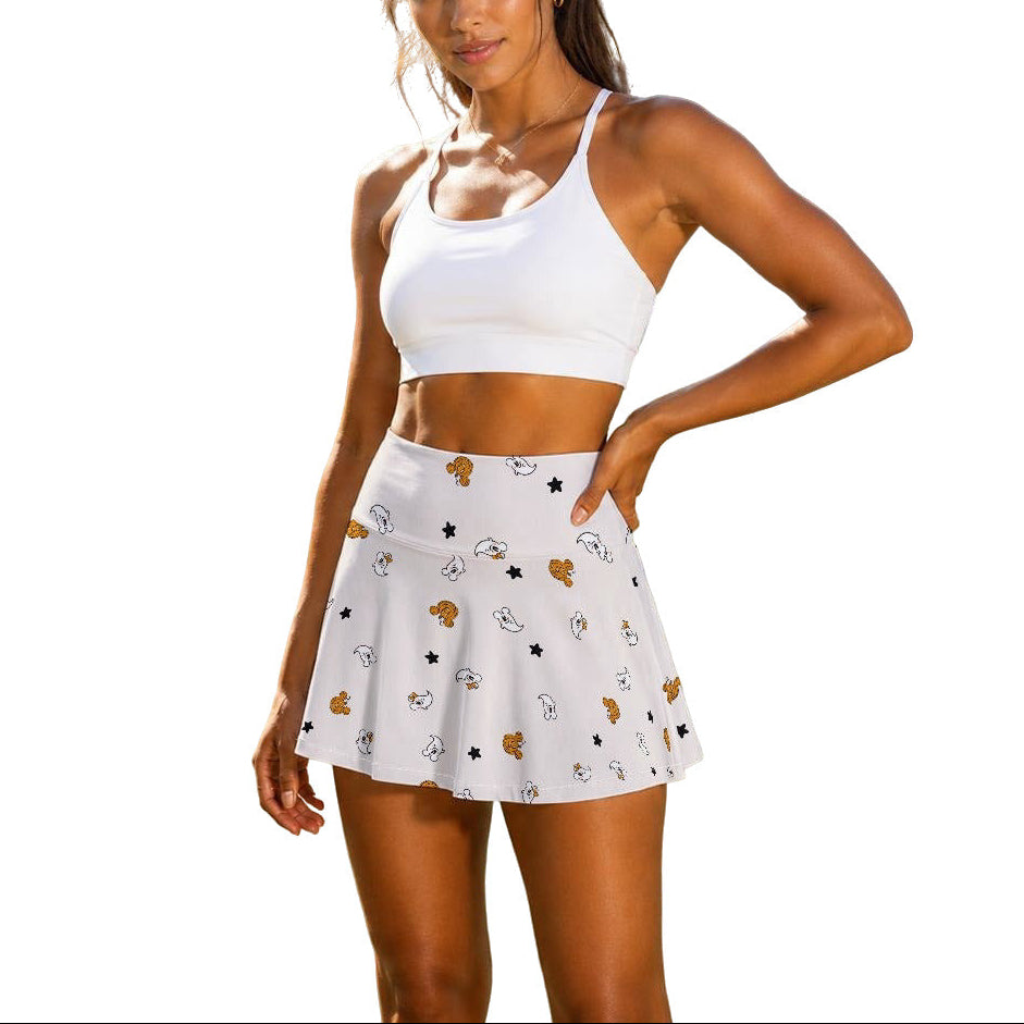 Tiny Boo Crew - Women’s Athletic Skater Skort with Pockets