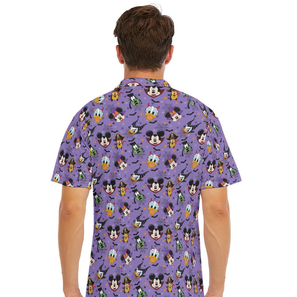 Halloween Friends in Costume - Men's Polo Shirt