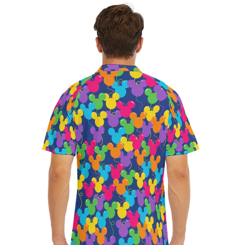 Bright Mouse Ear Balloons - Men's Polo Shirt