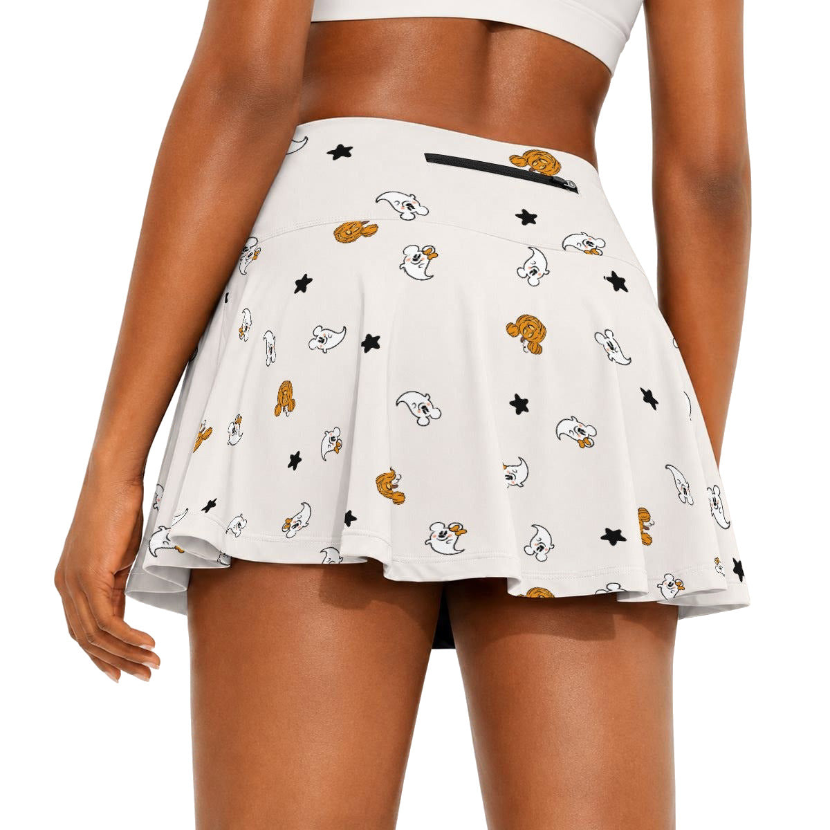 Tiny Boo Crew - Women’s Athletic Skater Skort with Pockets