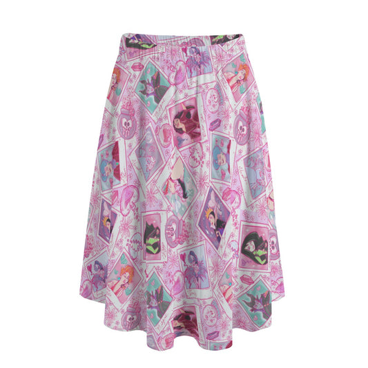 Poisoned Heart Villaintine - Women's Pocket Midi Skirt