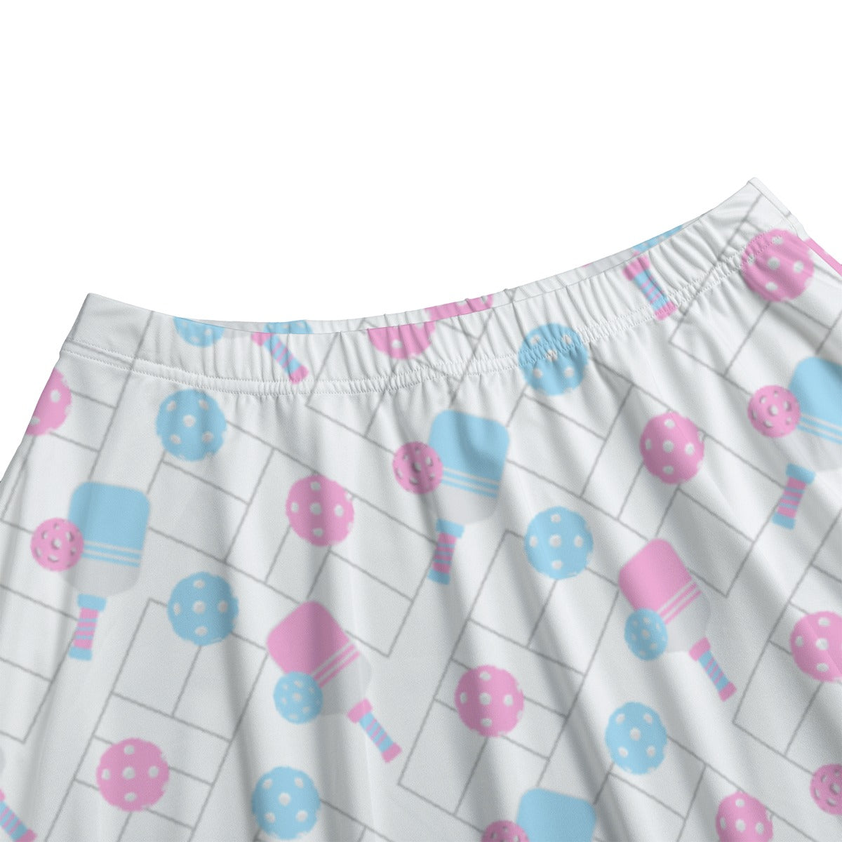 Pickleball Court Spin - Women's Pocket Midi Skirt