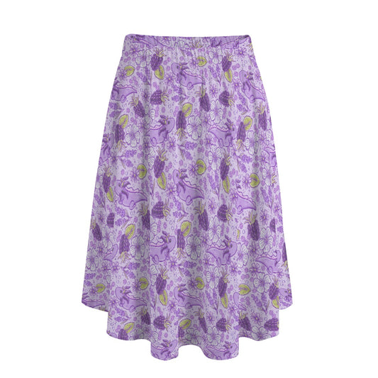 Fruitimals - Blackberry Axolotls - Women's Pocket Midi Skirt
