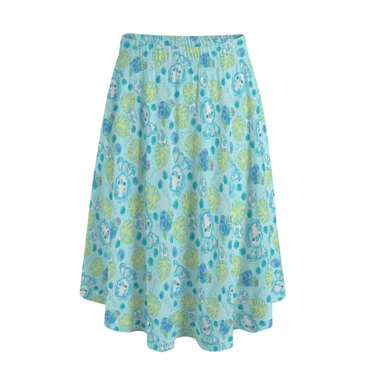 Fruitimals - Blueberry Dinosaurs - Women's Pocket Midi Skirt