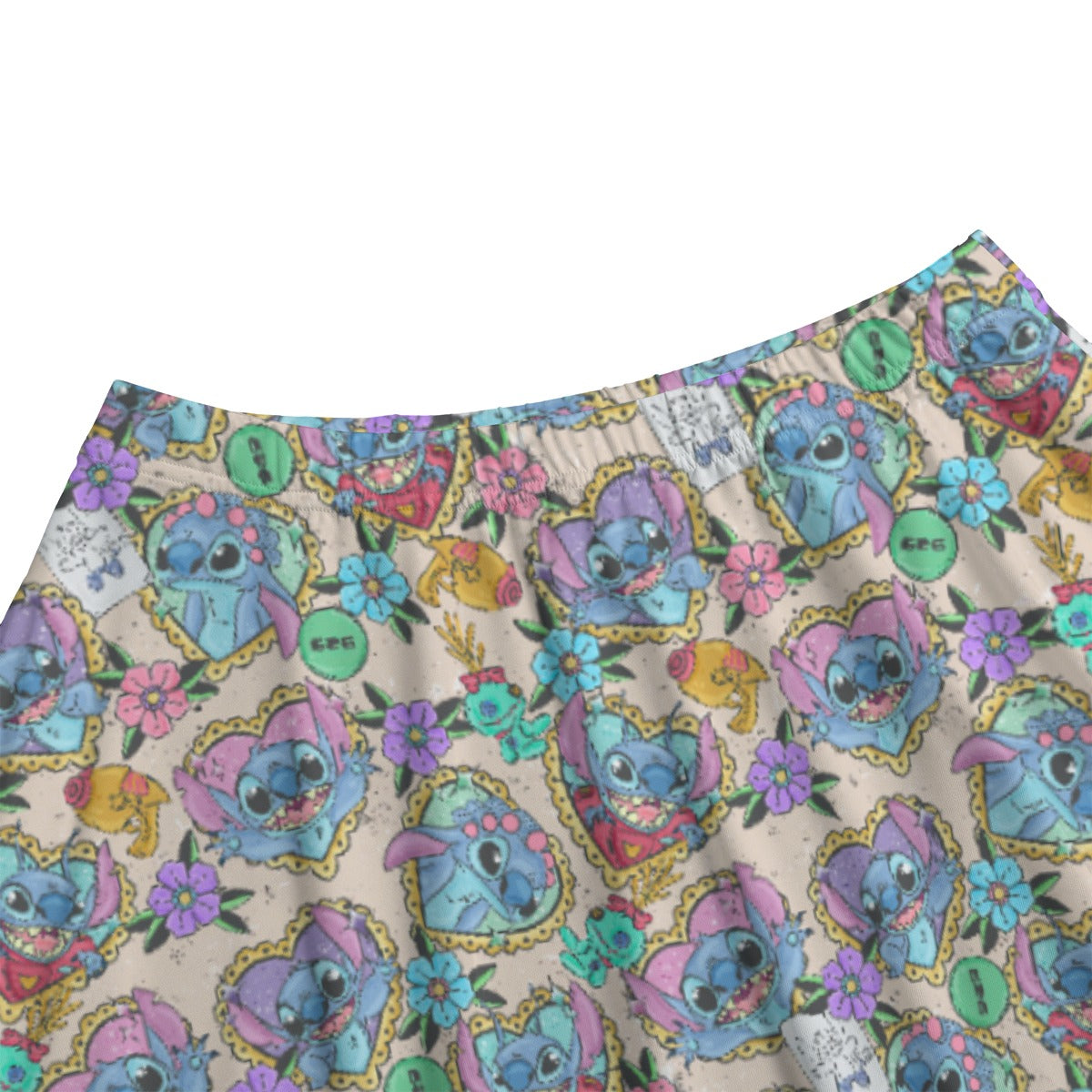 Tattoo Hearts Island Mischief - Women's Pocket Midi Skirt