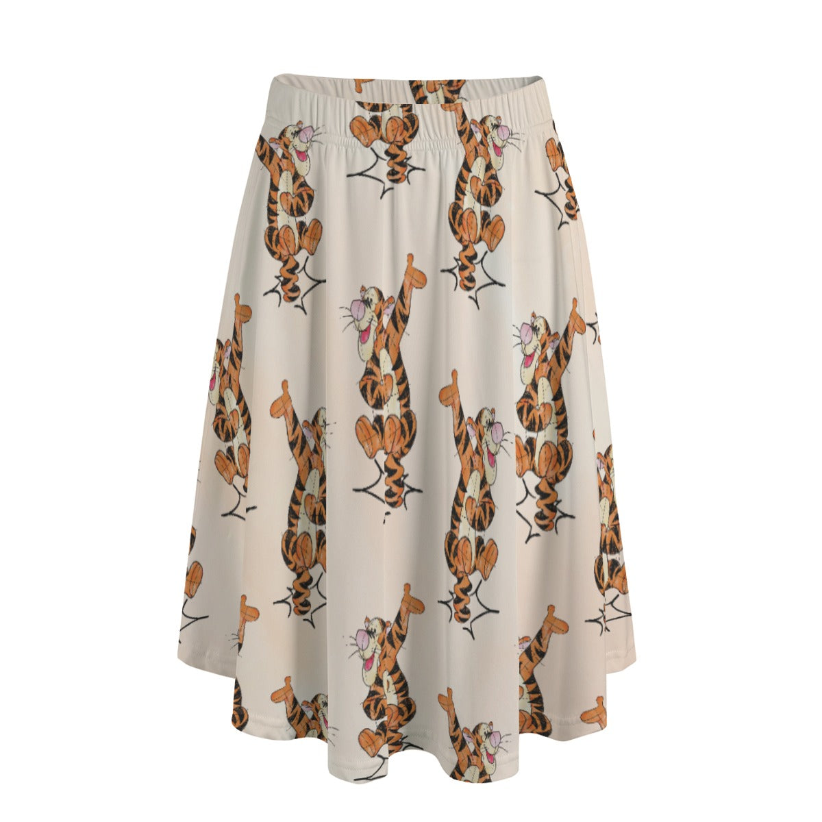 Sketched Bouncing Buddy - Women's Pocket Midi Skirt
