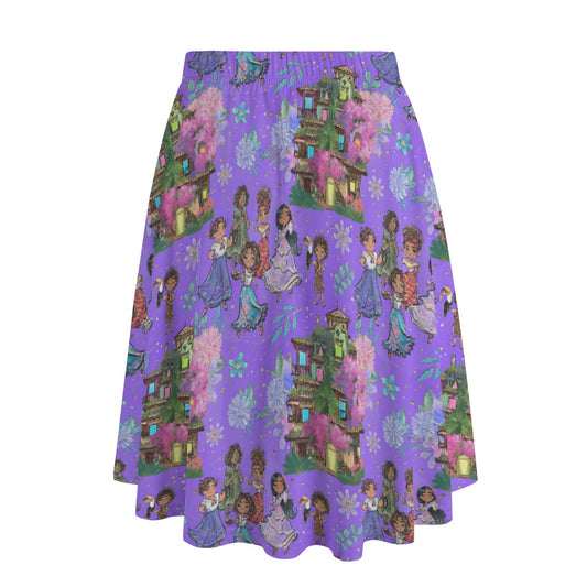 Whimsical Family Magic - Women's Pocket Midi Skirt