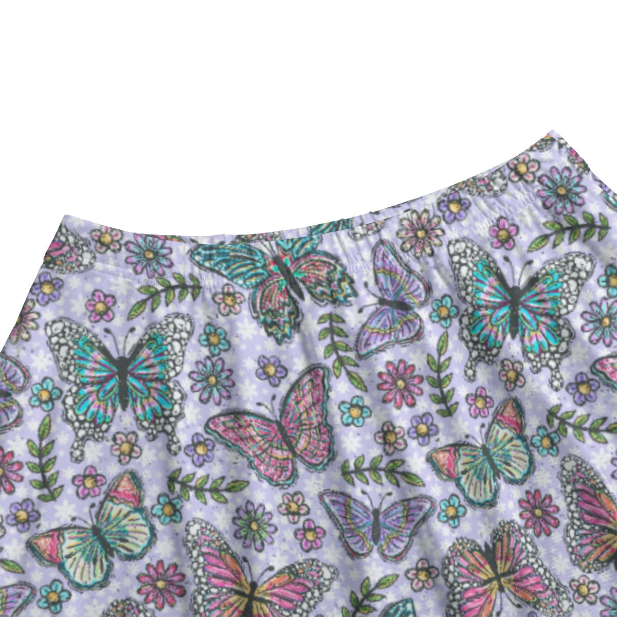 Butterfly Magic - Women's Pocket Midi Skirt