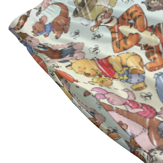 Woodland Friends Sketch - Women's Pocket Midi Skirt
