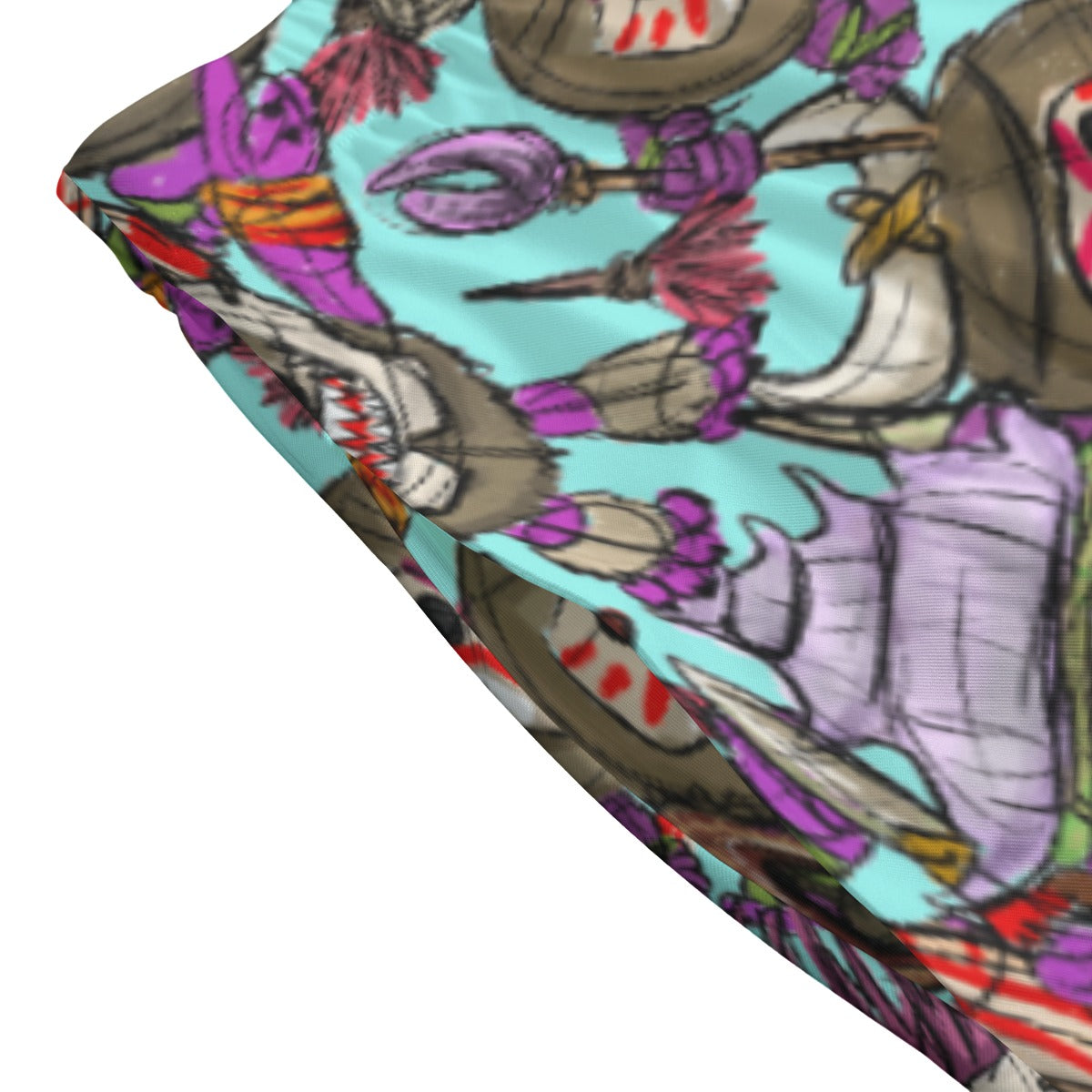 Island Coconut Pirates - Women's Pocket Midi Skirt