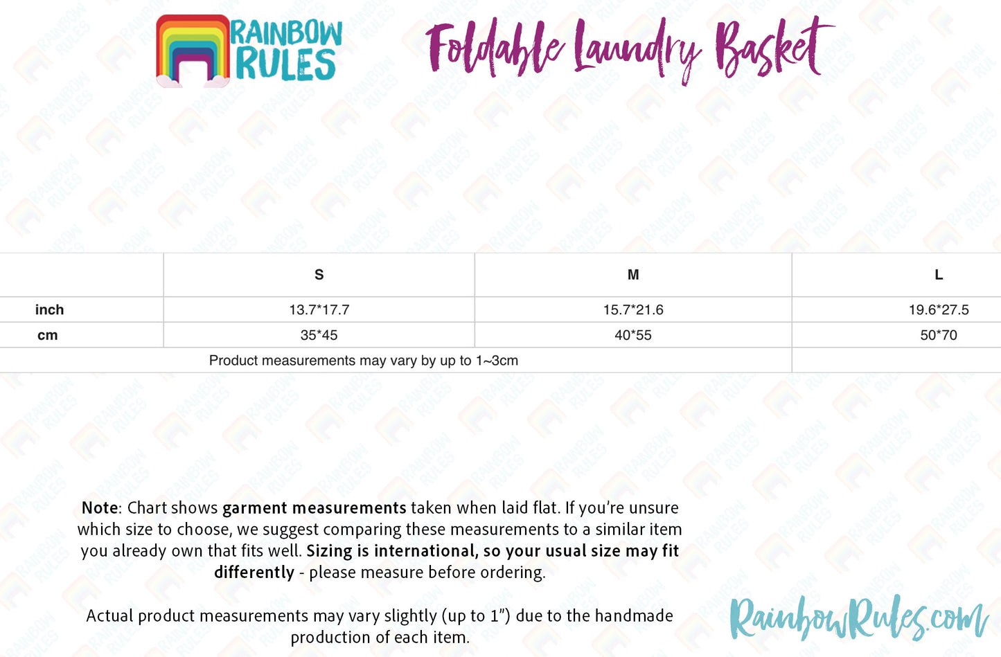 Pick Any Print from our Shop - Foldable Laundry Basket