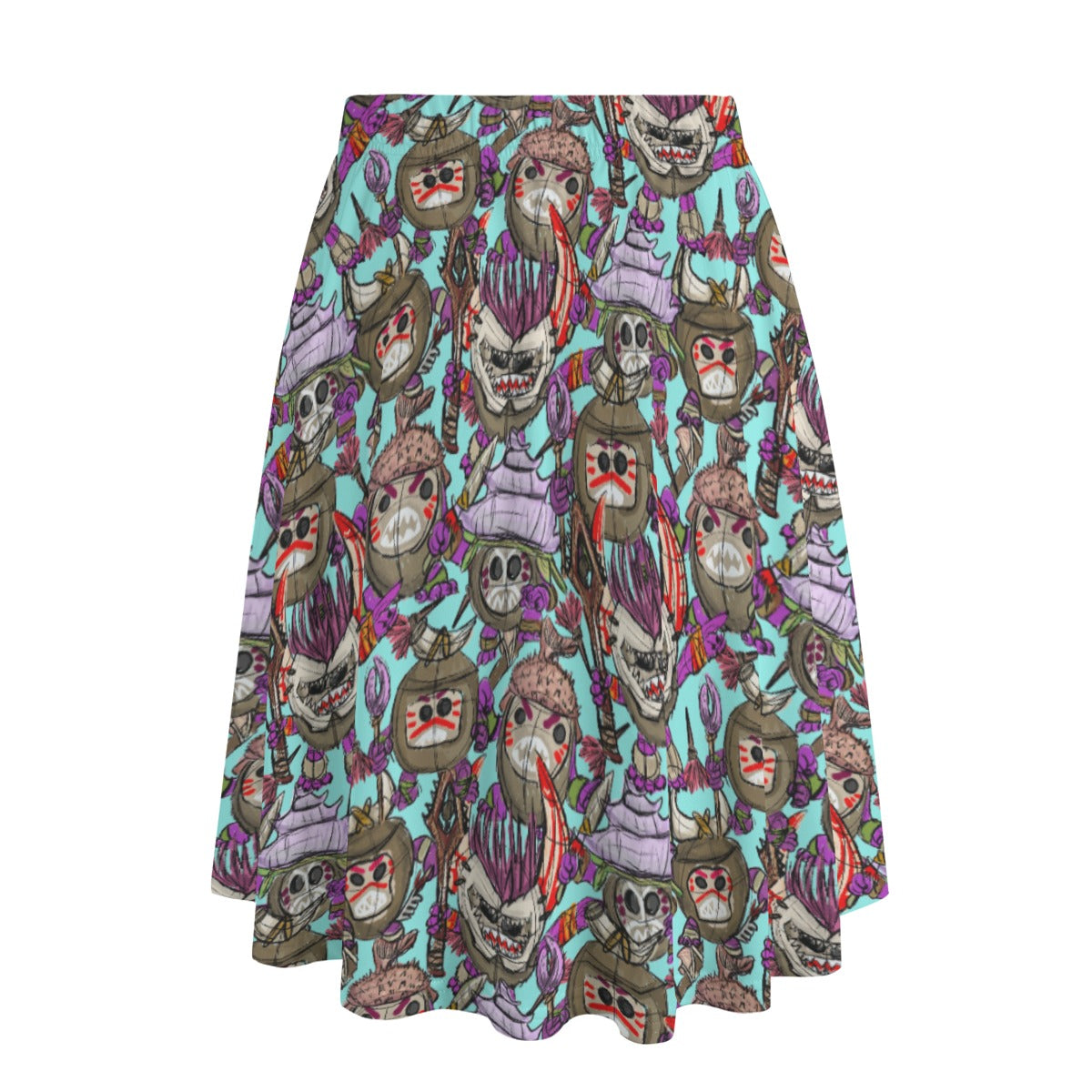 Island Coconut Pirates - Women's Pocket Midi Skirt